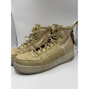 Nike SF Air Force 1 Mid Sneakers Mens 8 High Top Utility Field Military 90s Y2K